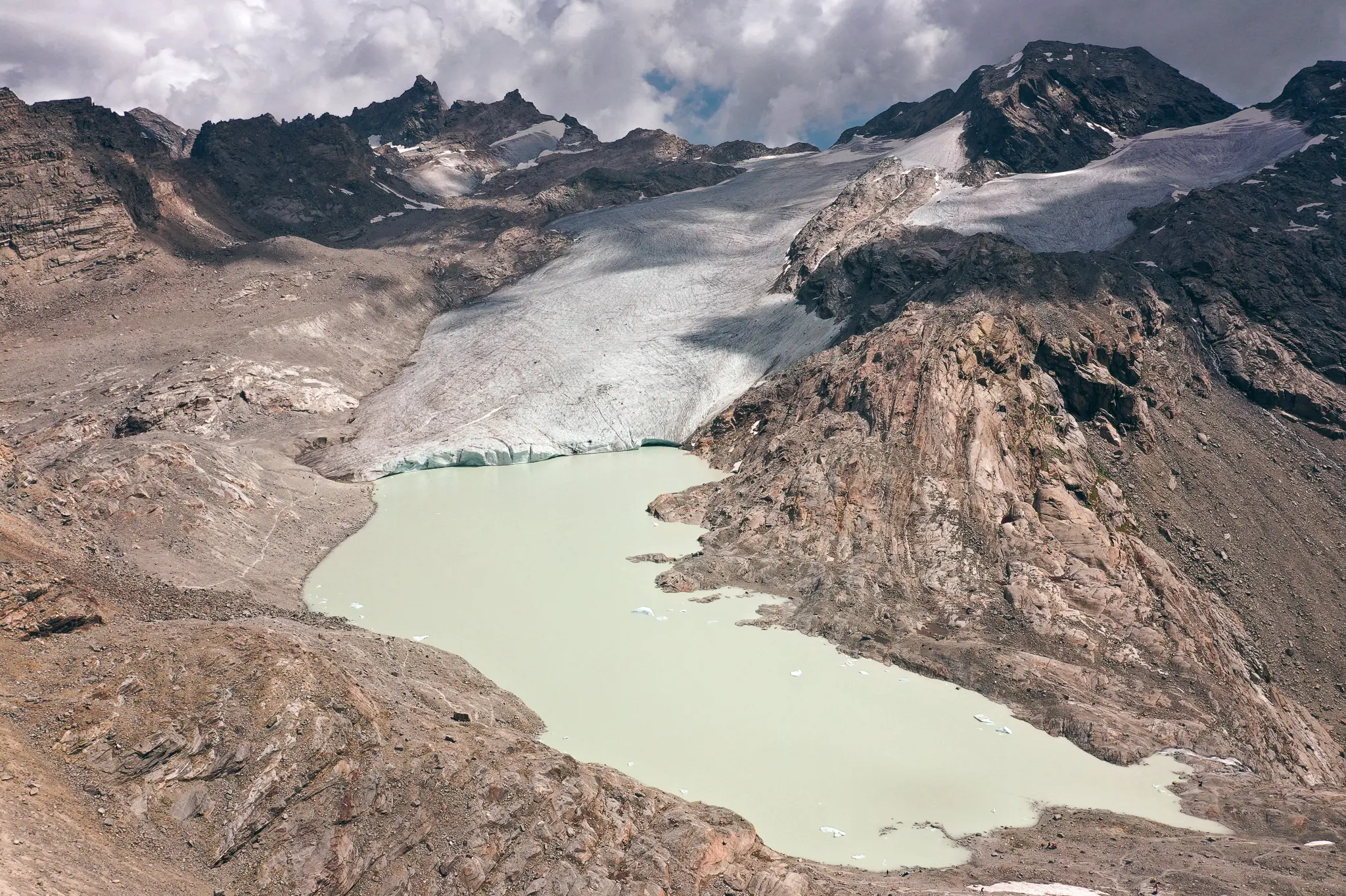 Lac glaciaire du Grand Méan, Haute-Maurienne Vanoise, Bonneval-sur-Arc, Savoie