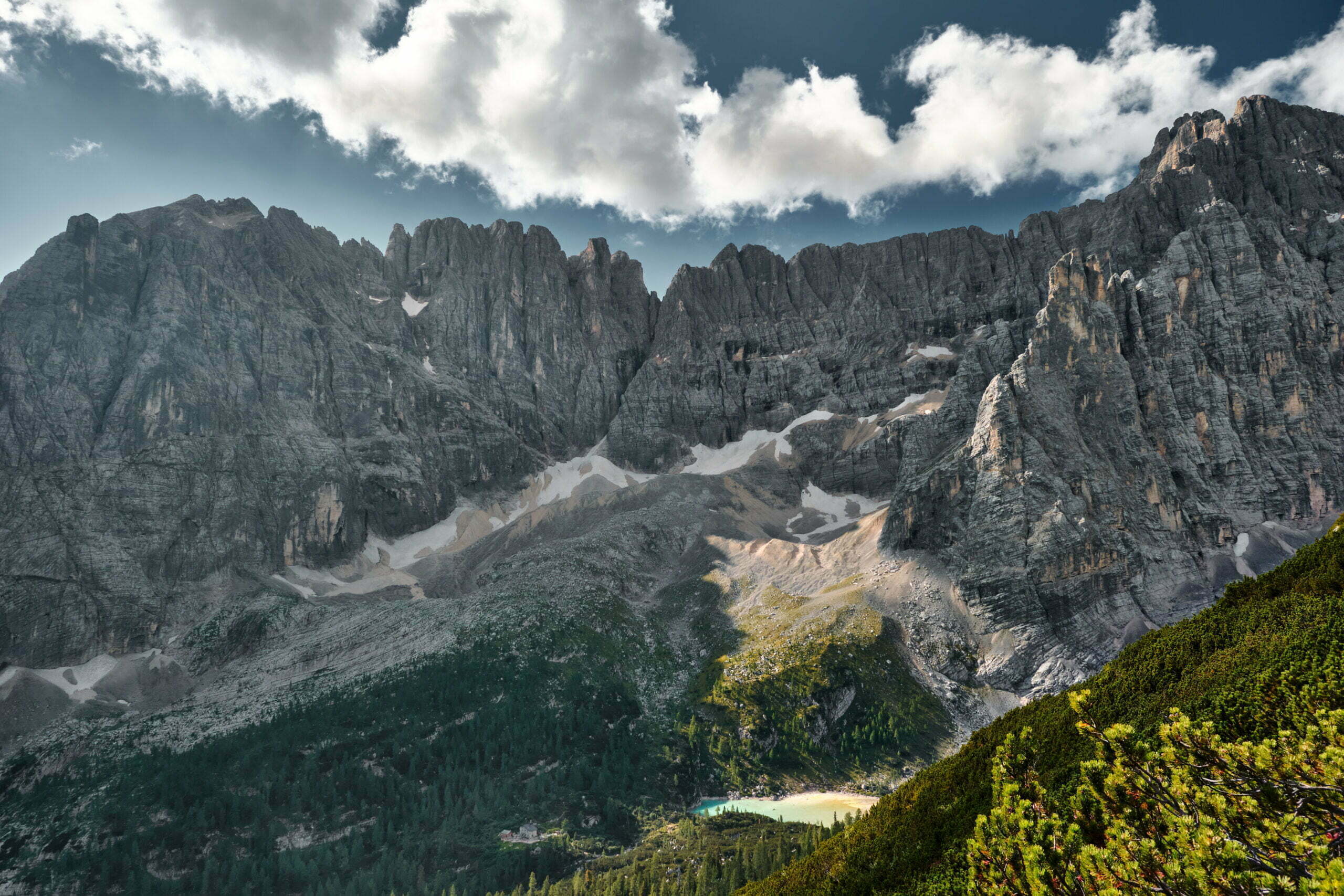 Lago di Sorapis, Dolomites, Italie